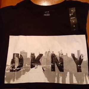DKNY  Mens Tshirt Graphic Color BLACK Size M/M/M